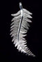 Sterling Silver NZ Silver Fern Necklace