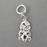 Sterling Silver Maori Tiki Charm - ShopNZ