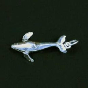 Sterling Silver Humpback Whale Charm - ShopNZ