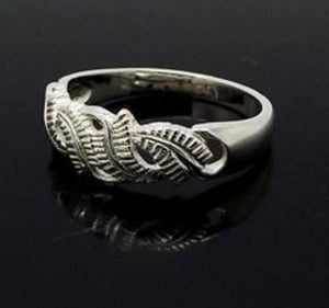 NZ Sterling Silver Fern Ring - ShopNZ
