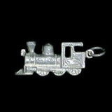 Sterling Silver Steam Locomotive Charm - ShopNZ