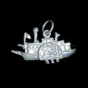 Sterling Silver Paddle Steamer Charm - ShopNZ