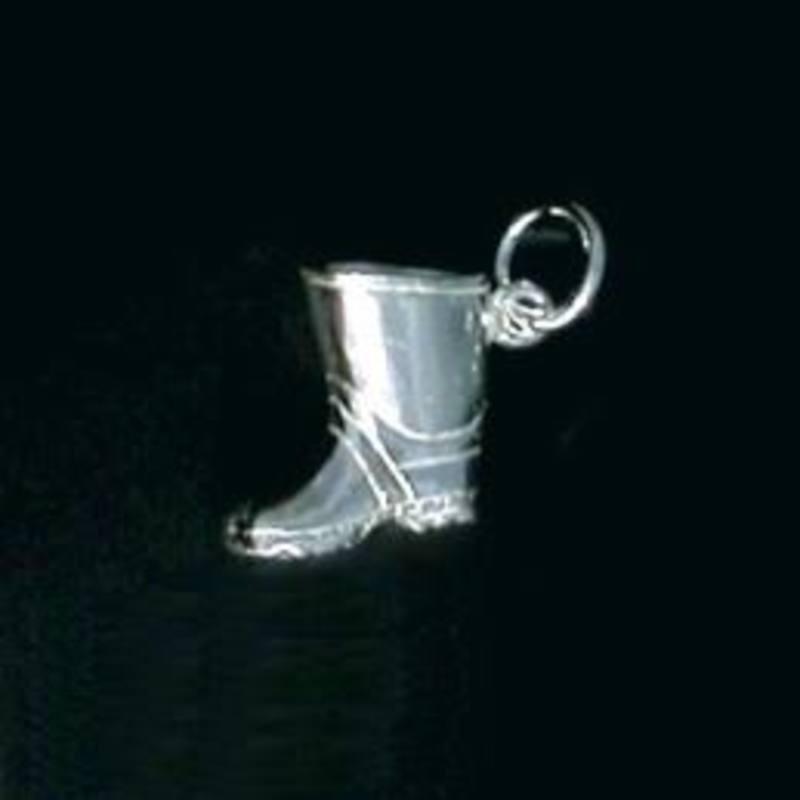Sterling Silver Gumboot Charm Or Earrings - ShopNZ