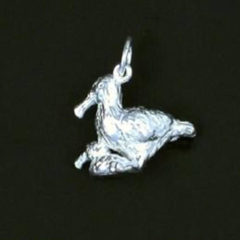 Sterling Silver Albatross & Chick Charm - ShopNZ