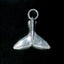Sterling Silver Whale Tail Charm Or Earrings