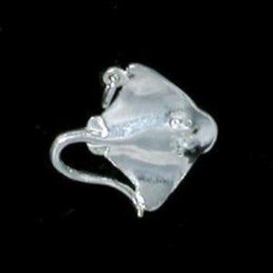 Sterling Silver Stingray Charm - ShopNZ