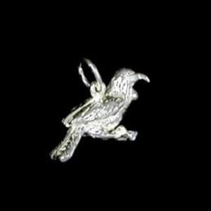 Sterling Silver Tui Charm - ShopNZ