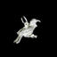 Sterling Silver Tui Charm