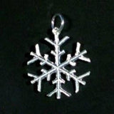 Sterling Silver Snowflake Charm  or Earrings - ShopNZ