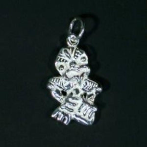 Sterling Silver Double Sided Tiki Charm or Earrings - ShopNZ