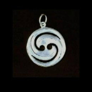 Sterling Silver Double Koru Charm or Earrings - ShopNZ