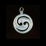 Sterling Silver Double Koru Charm or Earrings - ShopNZ