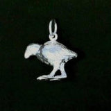 Sterling Silver Takahe Charm - ShopNZ