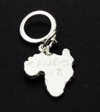 Sterling Silver Lake Taupo Map Charm - ShopNZ