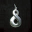 Sterling Silver Single Twist Charm or Earrings