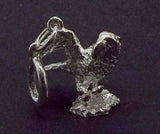 Sterling Silver Kaka Bird Charm - ShopNZ