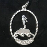 Sterling Silver Wairaka (The lady on the rock) Charm - ShopNZ