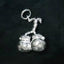 Sterling Silver Poi Charm or Earrings