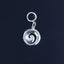 Sterling Silver Single Koru Charm or Earrings