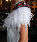 Short White Ceremonial or Wedding Korowai - ShopNZ