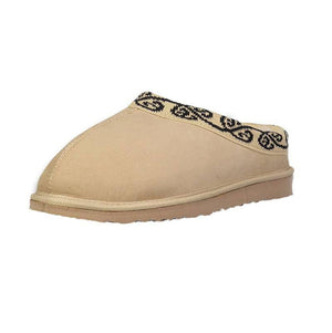 NZ Sheepskin Scuffs with Maori Koru Trim - ShopNZ