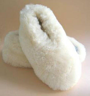 Sheepskin Wool Out Slippers with Suede Soles - ShopNZ