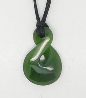 Small Greenstone Maori Twist Necklace - ShopNZ