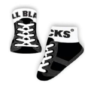 Cute All Blacks Rugby Boot Baby Socks - ShopNZ