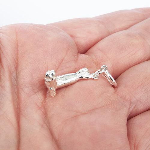 Sterling Silver Elephant Seal Charm - ShopNZ
