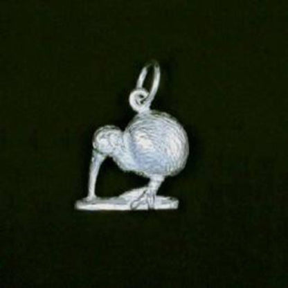 Sterling Silver Kiwi Bird Charm or Earrings - ShopNZ