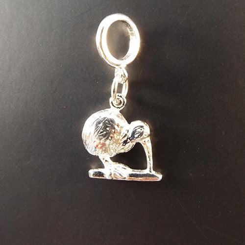 Sterling Silver Kiwi Bird Charm or Earrings - ShopNZ
