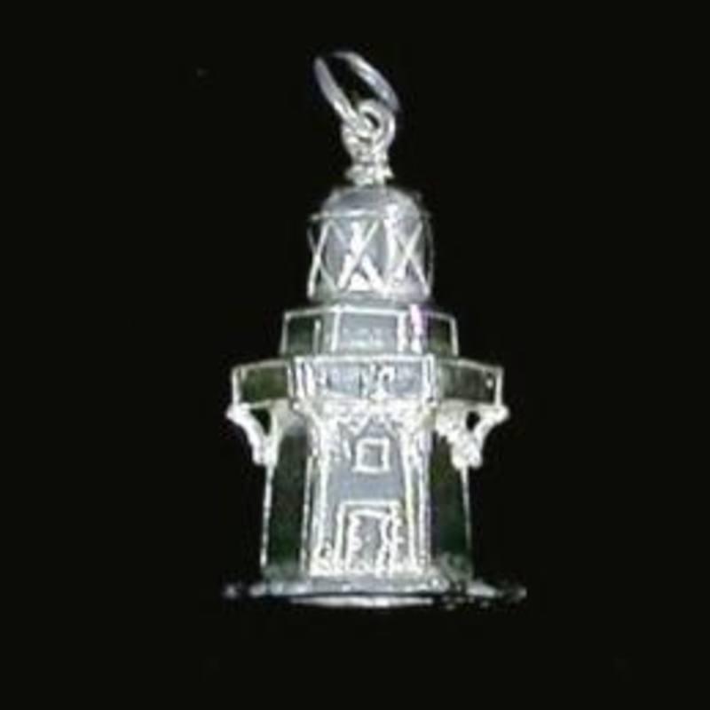 Sterling Silver NZ Lighthouse Charm - ShopNZ