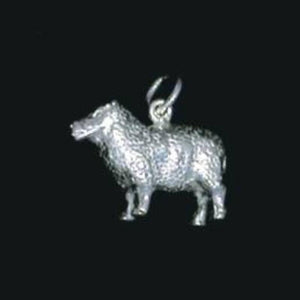 Sterling Silver NZ Sheep Charm - ShopNZ