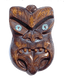Heavily Carved Extra Large Maori Tiki Mask