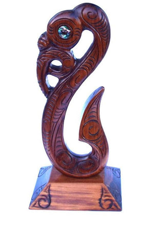 Large Maori Fish Hook Trophy - ShopNZ