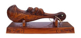 Large 46cm Carved Maori Wahaika Club on Stand - ShopNZ