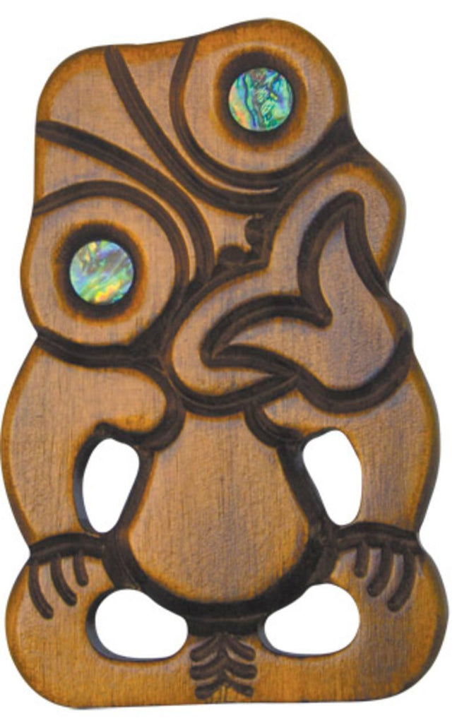 Small Wooden Maori Tiki - ShopNZ