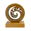 Maori Wood Carving Koru Design Trophy