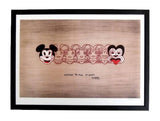 Dick Frizzell From Mickey to Tiki Tu Meke NZ Art Print - ShopNZ