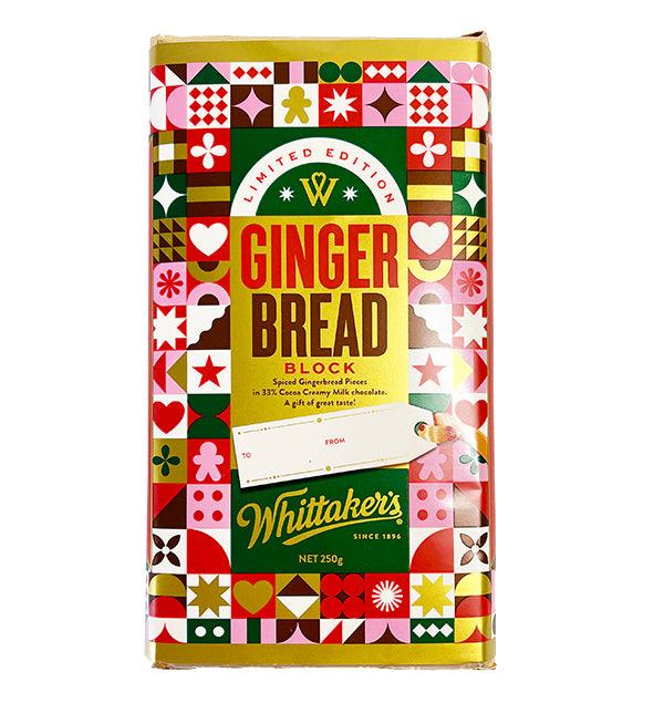 Whittakers Limited Edition Gingerbread Chocolate Block
